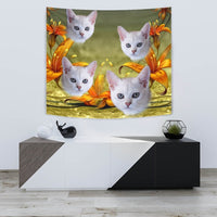 Cute Burmilla Cat Print Tapestry-Free Shipping - Deruj.com