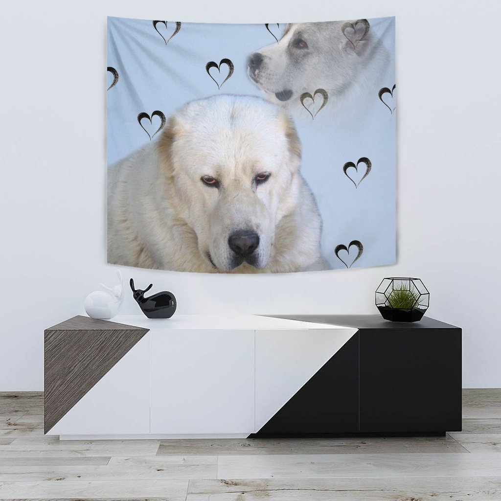 Central Asian Shepherd Dog Print Tapestry-Free Shipping - Deruj.com