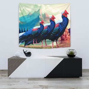 Hoogerwer Pheasant Bird Print Tapestry-Free Shipping - Deruj.com