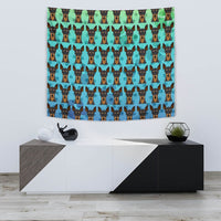 Miniature Pinscher Dog Pattern Print Tapestry-Free Shipping - Deruj.com