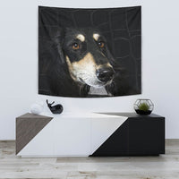 Black Saluki Dog Print Tapestry-Free Shipping - Deruj.com