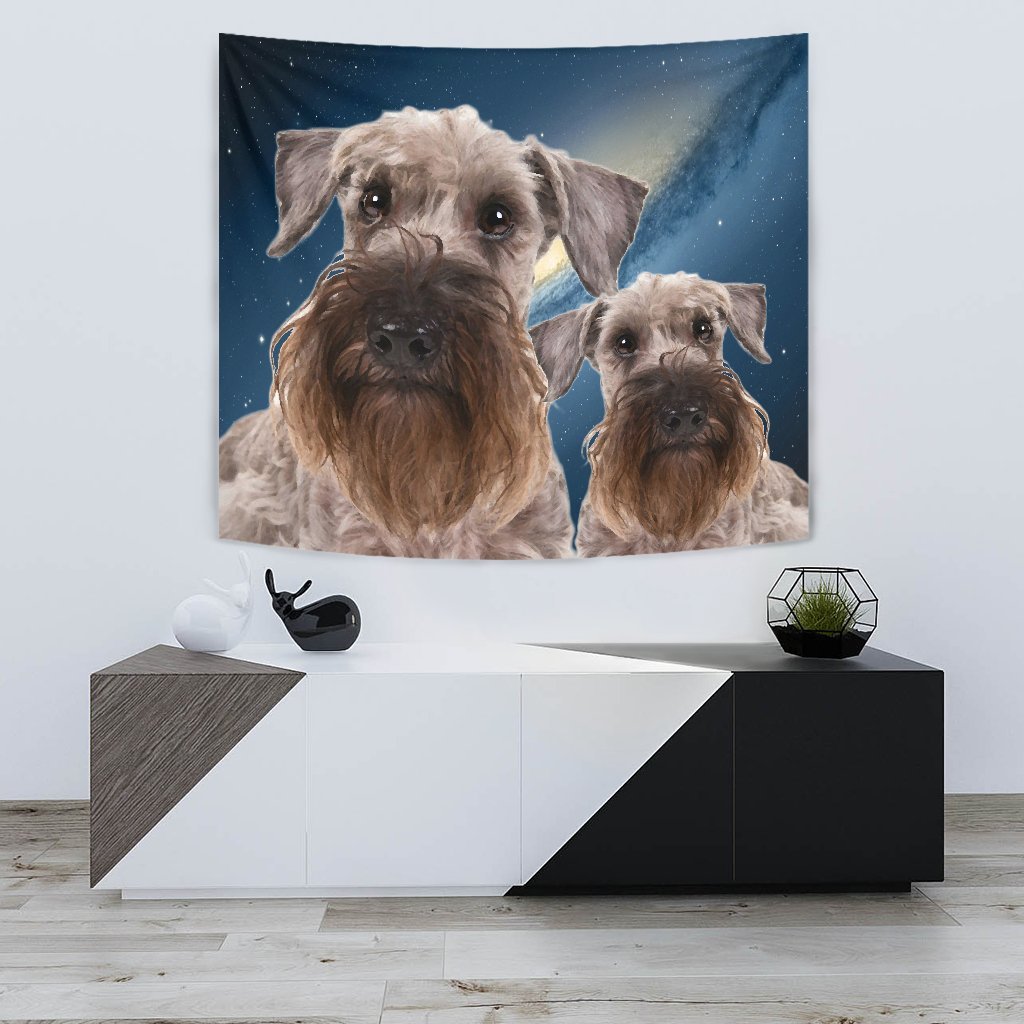 Cesky Terrier Dog Print Tapestry-Free Shipping - Deruj.com