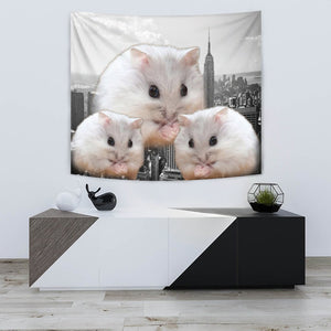 Amazing Chinese Hamster Print Tapestry-Free Shipping - Deruj.com