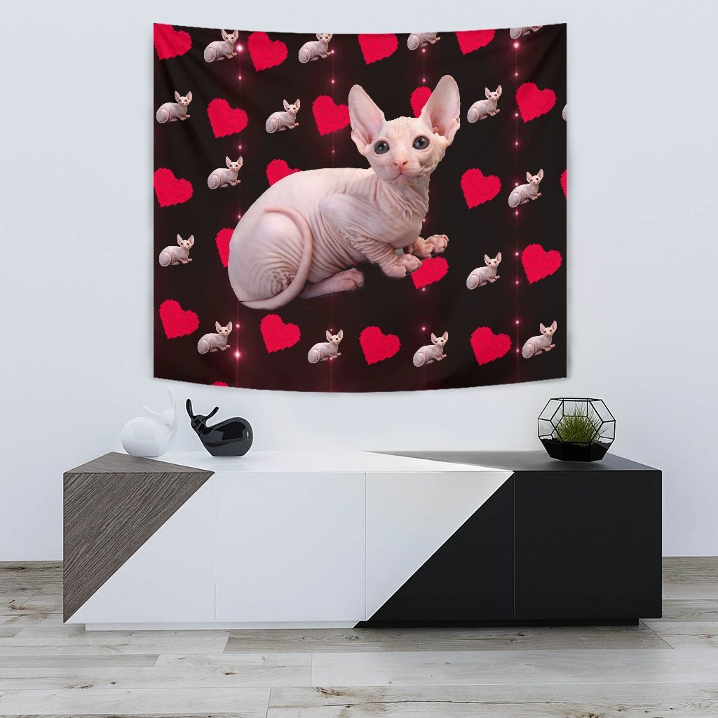 Sphynx Cat Print Tapestry-Free Shipping - Deruj.com