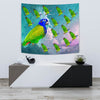 Blue Headed Parrot Print Tapestry-Free Shipping - Deruj.com