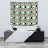 Poodle Dog Floral Print Tapestry-Free Shipping - Deruj.com