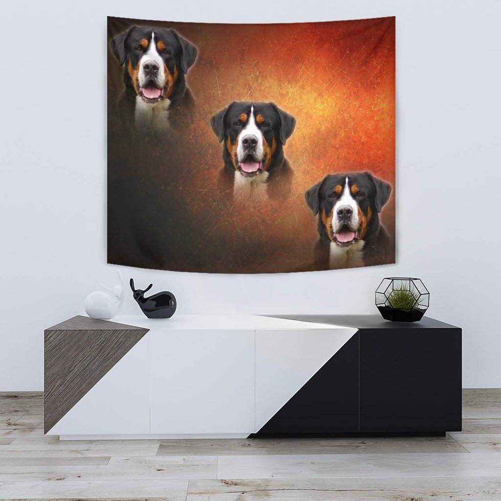 Entlebucher Mountain Dog Print Tapestry-Free Shipping - Deruj.com