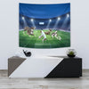 Italian Greyhound Playing football Print Tapestry-Free Shipping - Deruj.com