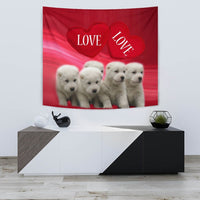 Central Asian Shepherd Puppies Print Tapestry-Free Shipping - Deruj.com