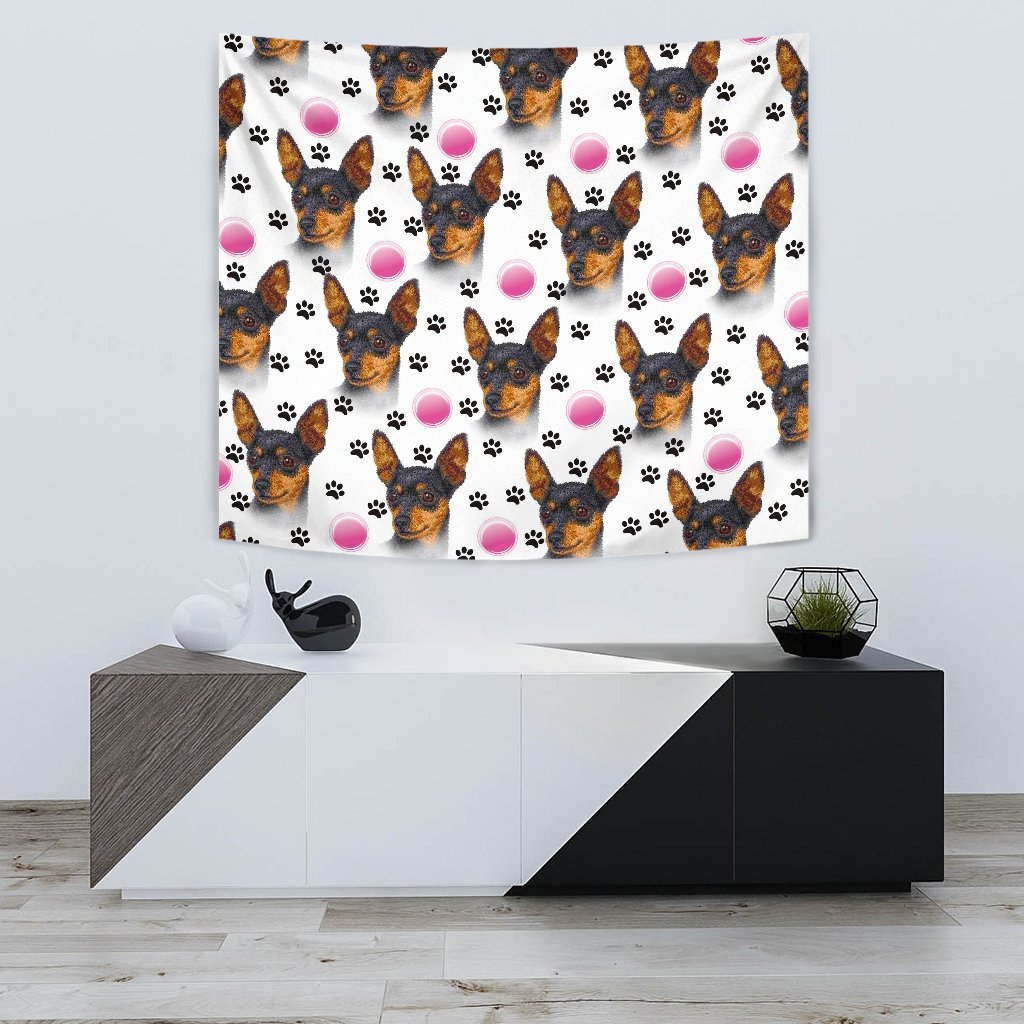 Miniature Pinscher Print Tapestry-Free Shipping - Deruj.com