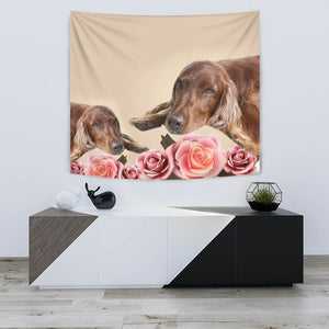 Cute Irish Setter Dog Print Tapestry-Free Shipping - Deruj.com