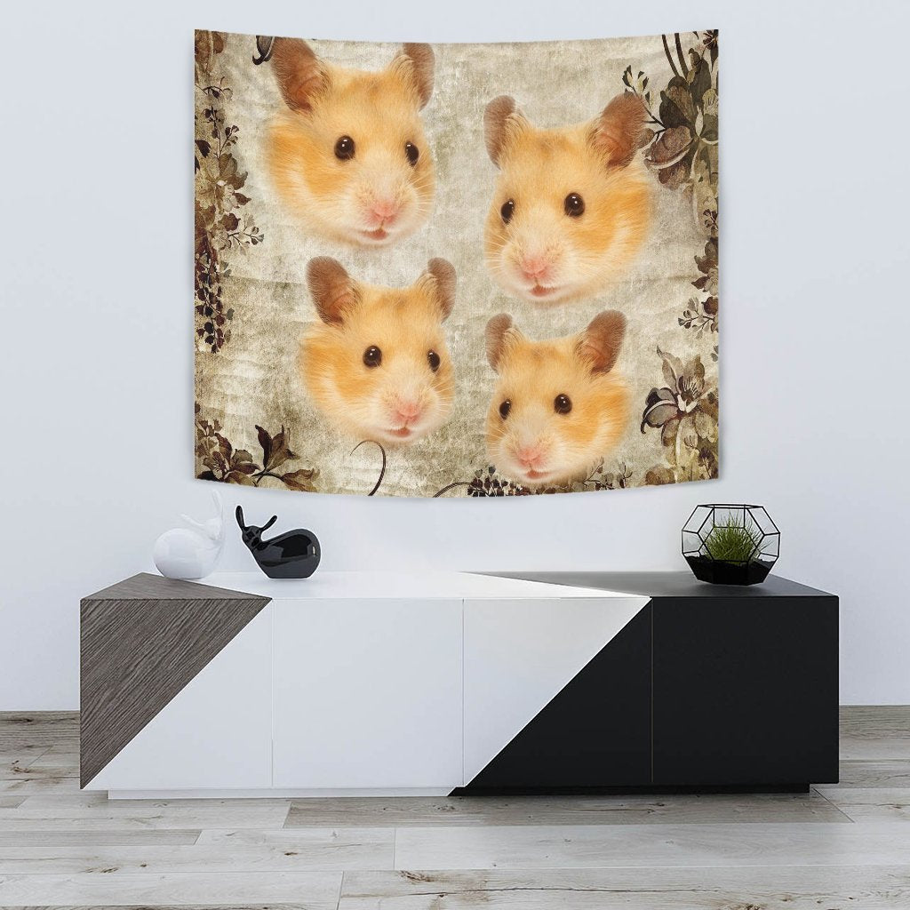 Amazing Golden Hamster Print Tapestry-Free Shipping - Deruj.com