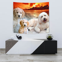 Goldendoodle Dog Print Tapestry-Free Shipping - Deruj.com