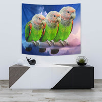 Picephalus Parrot Print Tapestry-Free Shipping - Deruj.com