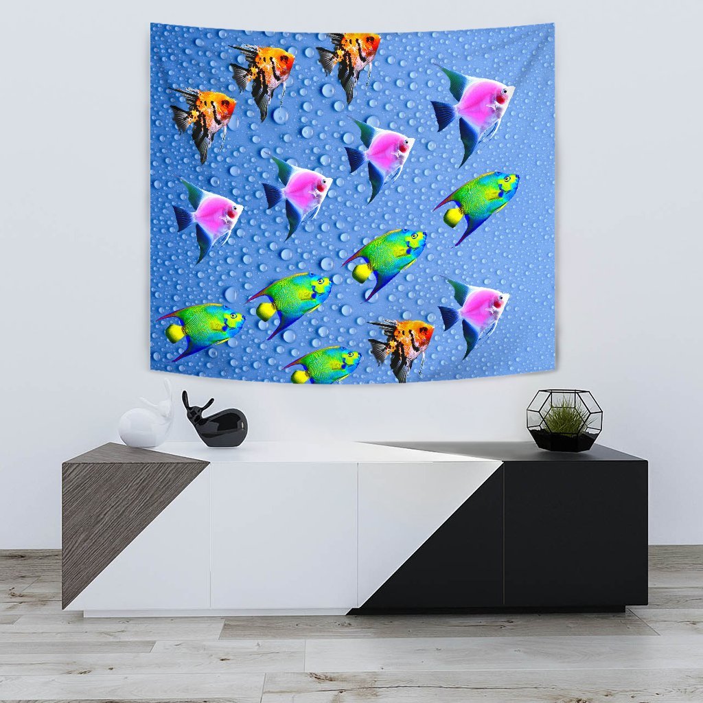 Angel Fish Print Tapestry-Free Shipping - Deruj.com