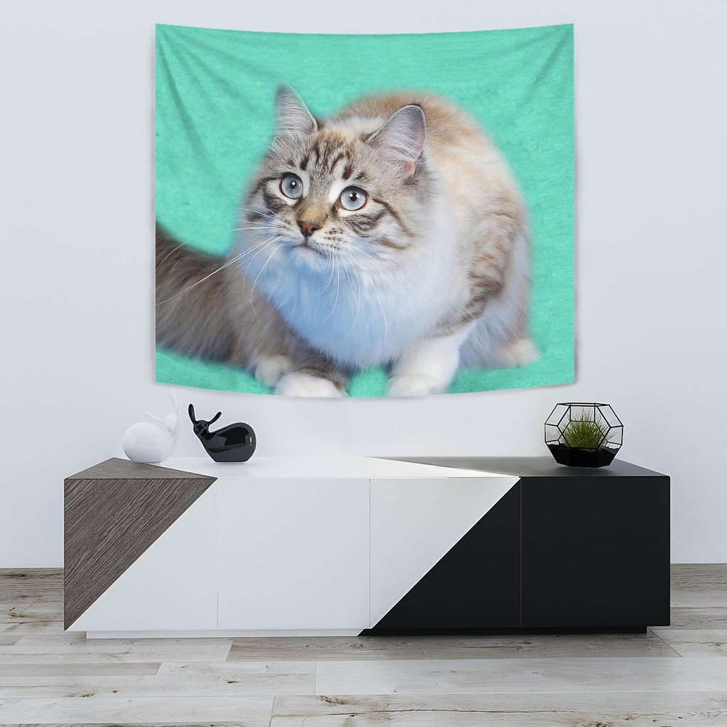Ragamuffin cat Print Tapestry-Free Shipping - Deruj.com