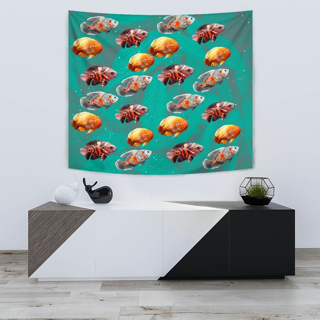 Lovely Oscar Fish Print Tapestry-Free Shipping - Deruj.com