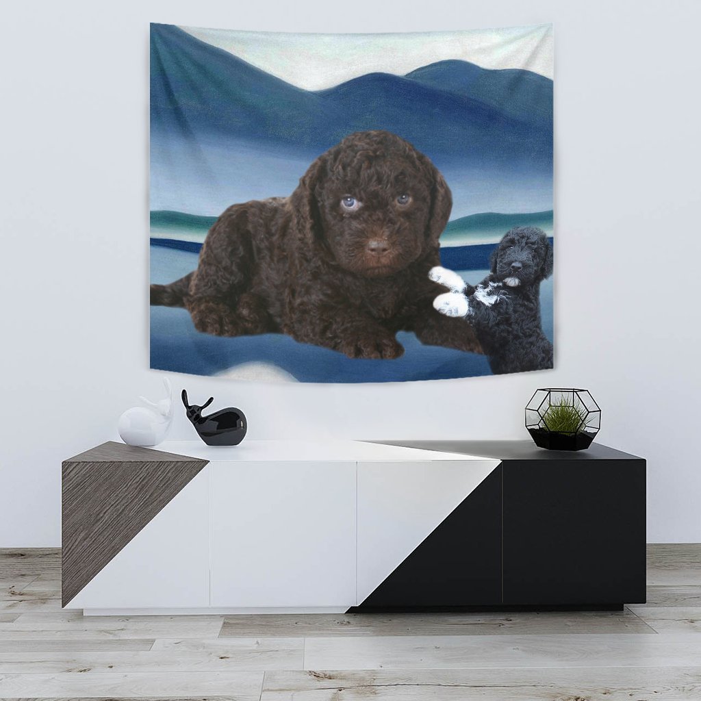 Cute Barbet Dog Print Tapestry-Free Shipping - Deruj.com