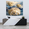 Pomeranian Dog Print Tapestry-Free Shipping - Deruj.com
