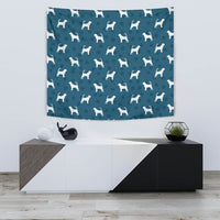 Bloodhound Dog Paws Pattern Print Tapestry-Free Shipping - Deruj.com