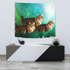 Cute American Bobtail Cat Print Tapestry-Free Shipping - Deruj.com