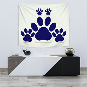 Dog Paws Print Tapestry-Free Shipping - Deruj.com