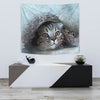 Lovely Cat Art Print Tapestry-Free Shipping - Deruj.com