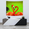 Heart Shape Flamingo Bird Print Tapestry-Free Shipping - Deruj.com