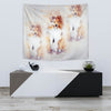 Shetland Sheepdog Watercolor Art Print Tapestry-Free Shipping - Deruj.com