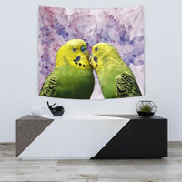 Budgerigar Parrot Print Tapestry-Free Shipping - Deruj.com