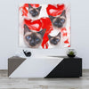 Cute Siamese Cat Print Tapestry-Free Shipping - Deruj.com