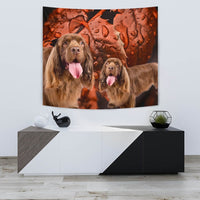 Cute Sussex Spaniel Print Tapestry-Free Shipping - Deruj.com