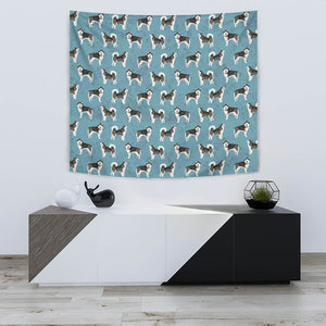 Alaskan Malamute Dog Pattern Print Tapestry-Free Shipping - Deruj.com