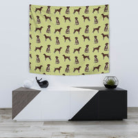 German Shorthaired Pointer Dog Pattern Print Tapestry-Free Shipping - Deruj.com