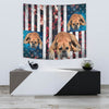 Bullmastiff Floral Print Tapestry-Free Shipping - Deruj.com