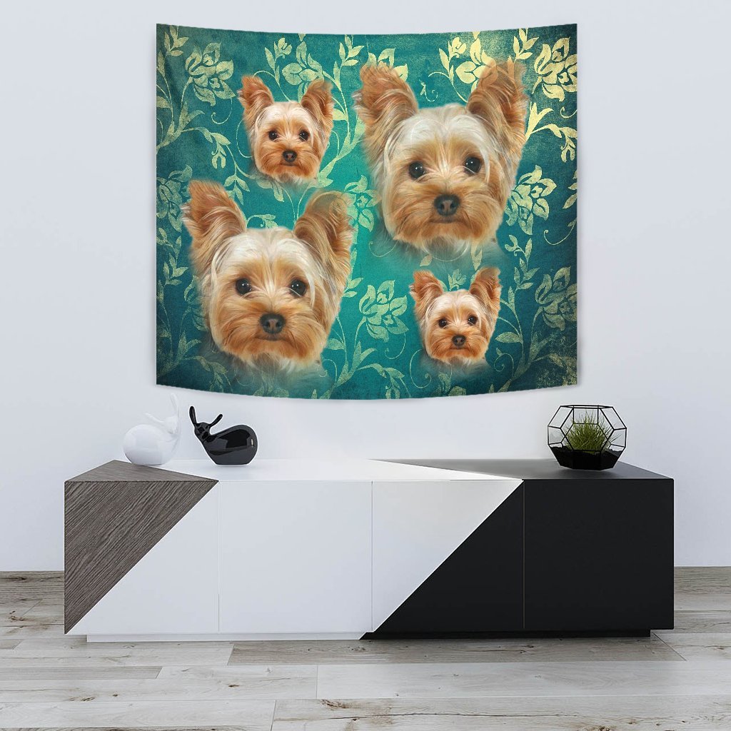Amazing Yorkshire Terrier Print Tapestry-Free Shipping - Deruj.com