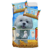 Cute Maltese dog film reel Print Bedding Set-Free Shipping - Deruj.com