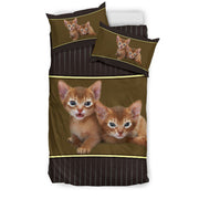 Cute Abyssinian Cat Print Bedding Set-Free Shipping - Deruj.com