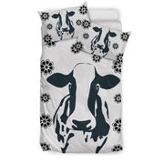 Cow With Flowers Print Bedding Sets-Free Shipping - Deruj.com