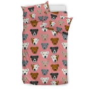 Pit Bull Dog Pattern Print Bedding Set-Free Shipping - Deruj.com