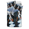 Amazing Bernese Mountain Dog Art Print Bedding Set-Free Shipping - Deruj.com