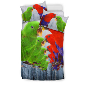 Eclectus Parrot Print Bedding Set-Free Shipping - Deruj.com