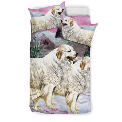 Great Pyrenees Dog Art Print Bedding Set-Free Shipping - Deruj.com