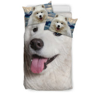 Cute Samoyed Dog Print Bedding Set- Free Shipping - Deruj.com