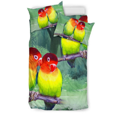 Beautiful Love Birds Print Bedding Set-Free Shipping - Deruj.com