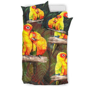 Sun Conure (Sun Parakeet) Bird Print Bedding Set-Free Shipping - Deruj.com