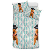 Welsh Terrier Dog With Cap Print Bedding Sets-Free Shipping - Deruj.com