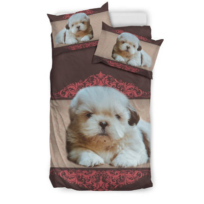 Lovely Shih Tzu Dog Print Bedding Sets-Free Shipping - Deruj.com