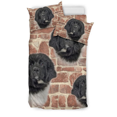 Newfoundland Dog Print Bedding Set- Free Shipping - Deruj.com