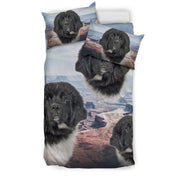 Cute Newfoundland Dog Print Bedding Set- Free Shipping - Deruj.com